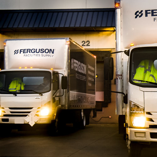Follow this link to learn more about warehouse and driver careers at Ferguson