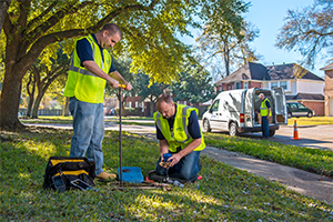 Ferguson associates executing a meter installation